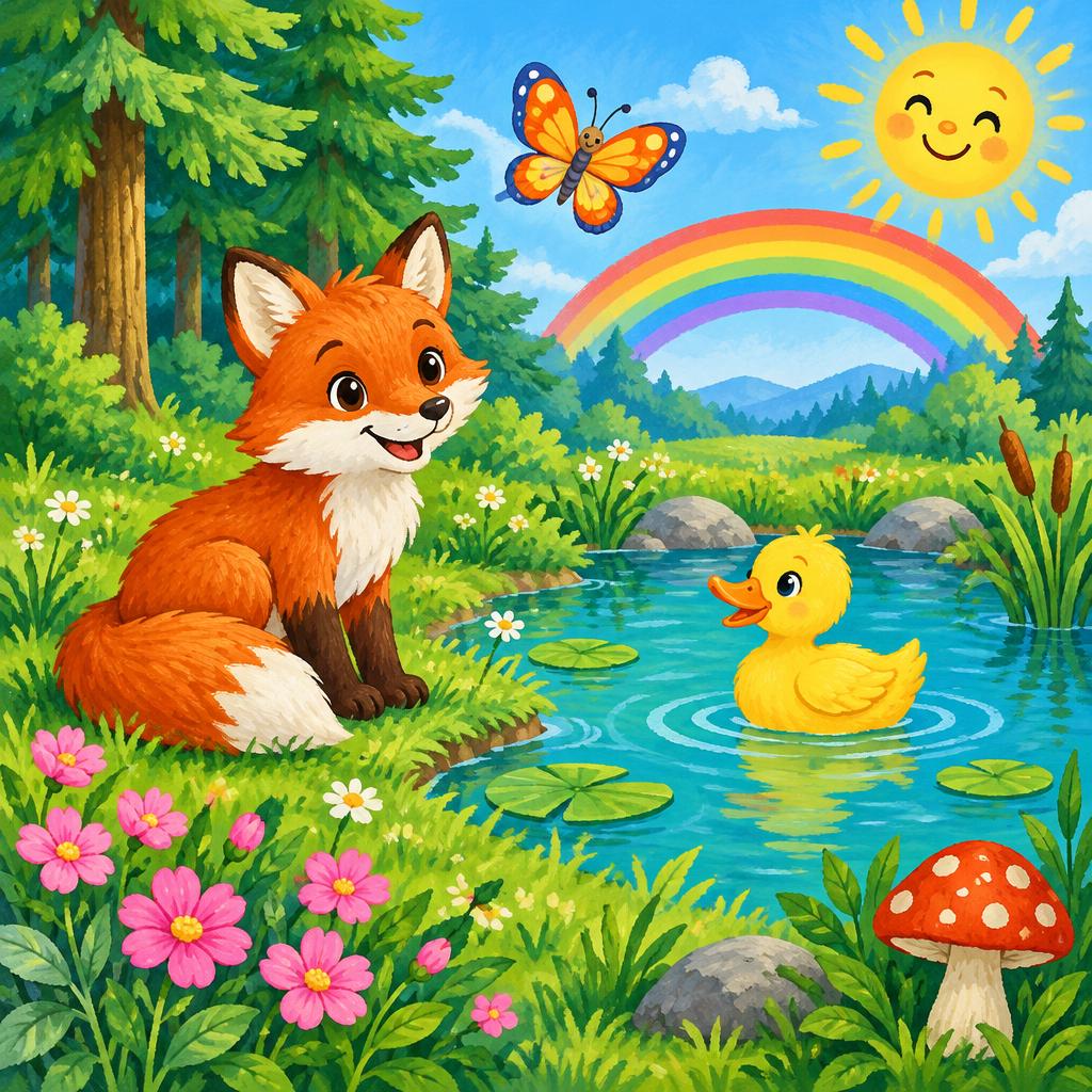 Woodland picture puzzle